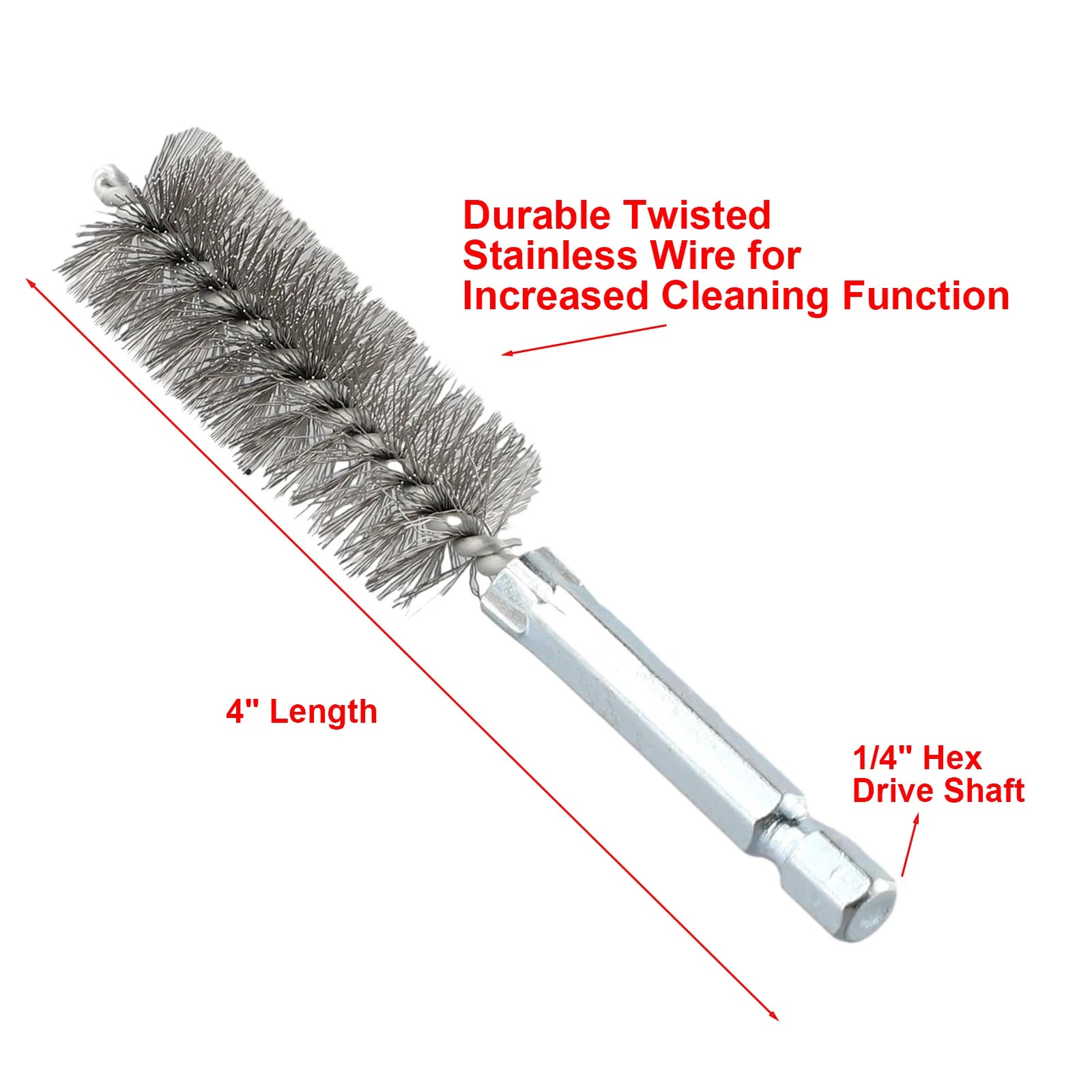 Hot New Tools & Workshop Equipment Cleaning Brush Drilling Brushes 6 Pieces 6 Sizes Cleaning Brushes Electric Drill