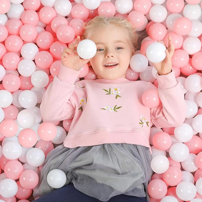 50Pcs Ocean Ball Pit Ball Christmas Decor for Dry Pool Ball Pit Baby Ball Toys Baby Playpen Tent Kid Toys Soft Ocean Balls Gifts