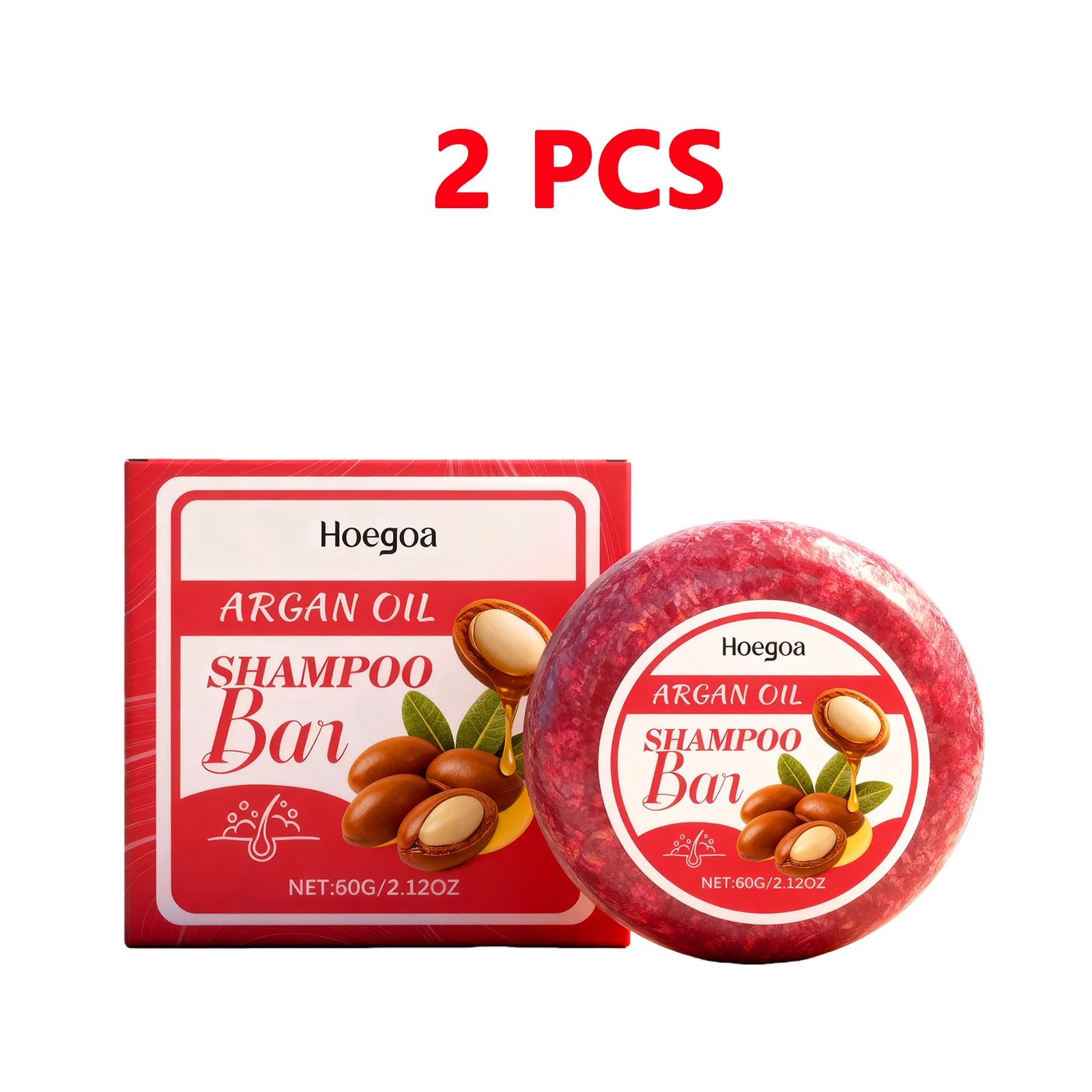 Castor Argan Oil Shampoo Bar for Hair Growth & Thickening Anti Hair Loss Strengthening Natural Solid Shampoo Soap All Hair Types