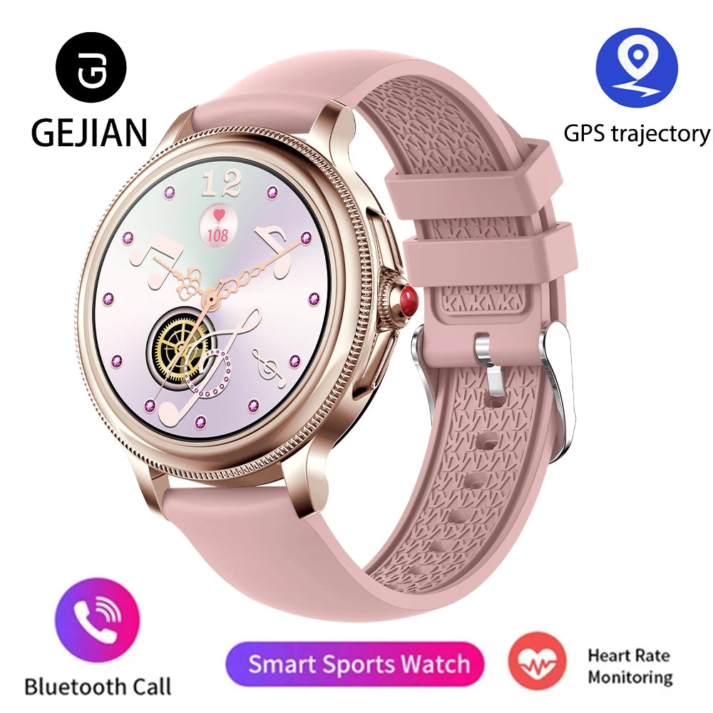 Smart Watch for Women 1.2" Bluetooth Call 100+ Sport Modes Fitness Tracker with Heart Rate/Sleep/SpO2 Monitor IP67 Waterproof