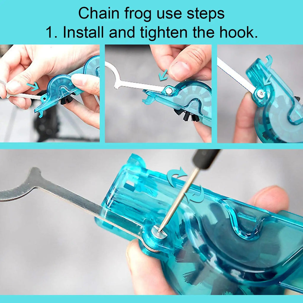 Bicycle Chain Cleaner Wash Tool Set Bicycle Chain Cleaning Brushes Road Bike Cycling Cleaning Kit Cycling Bike Care Accessories