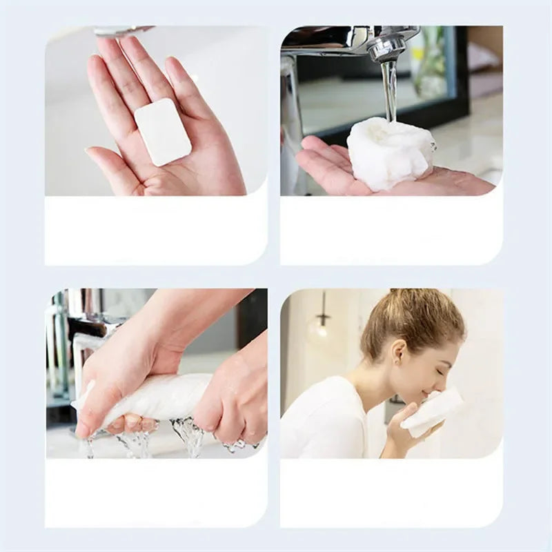 Microfiber Towel Disposable Bathroom Accessories For Home Mini Wipes Beach Suitable for Home Tissue/wipes Facial Compress Hotel