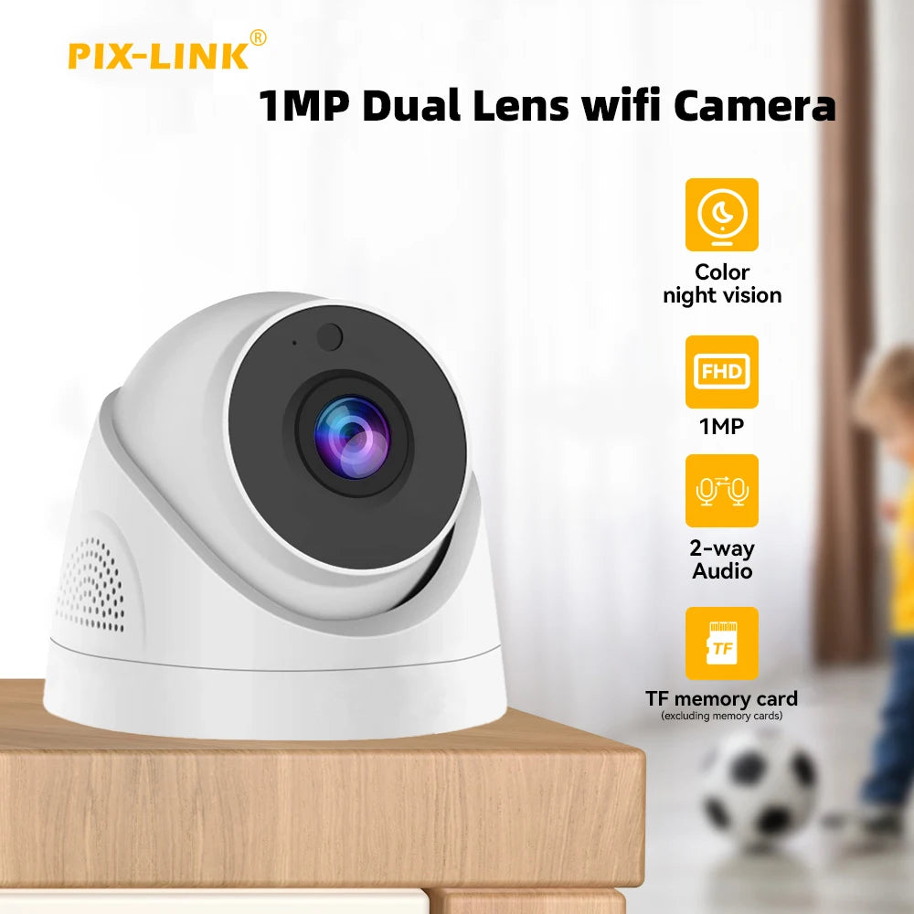 IP Camera Wifi Surveillance 1MP 720P Night Vision Array Security Indoor Dome P2P CCTV Video HD Cam APP Vi365 PIX-LINK HB45
