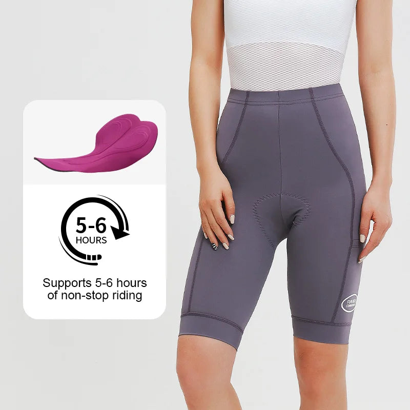 INBIKE 2025 Women's Cycling Shorts Summer Bicycle Pants Tights High Elasticity Biker Short Woman with Pockets Cycling Clothing