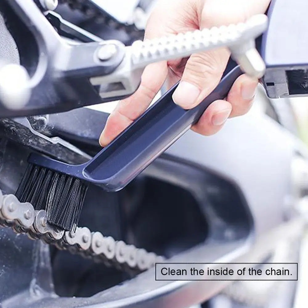 Tool Cleaning Kit Tire Cleaning Brush Motorcycle Chain Cleaner Bicycle Chain Clean Brush Gear Chain Brush Bike Chain Cleaner