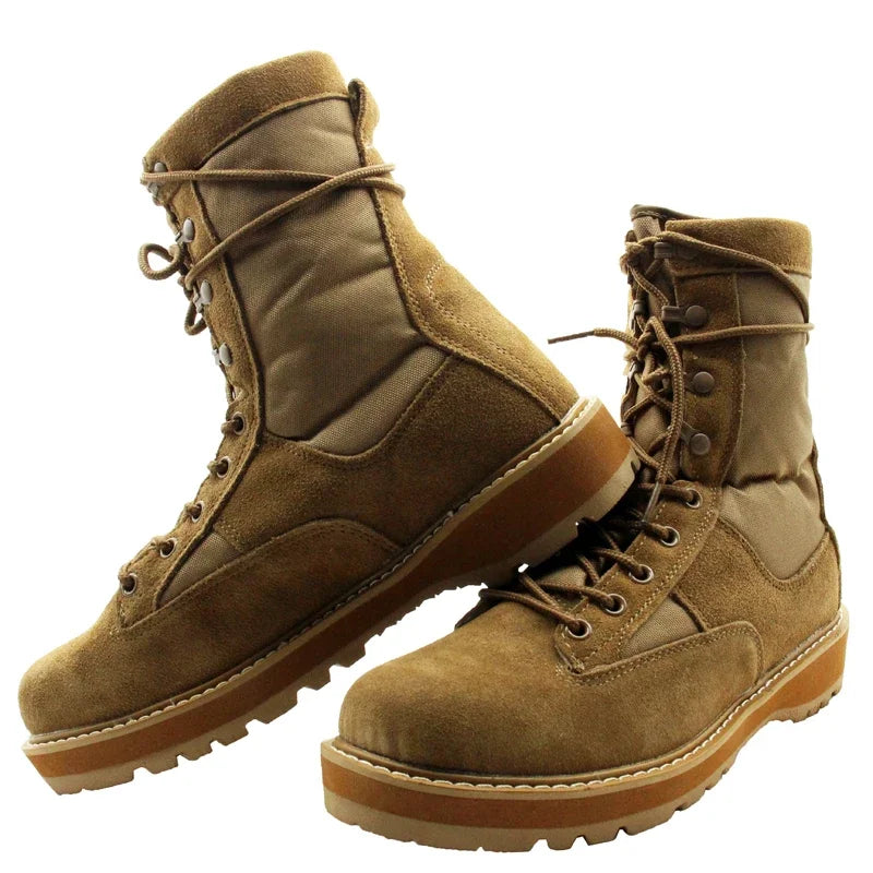 Rubber Sole Brown Combat Desert Boots Us Army Green Military Boot Tactical Beige Men Boots on Sale  men combat boots