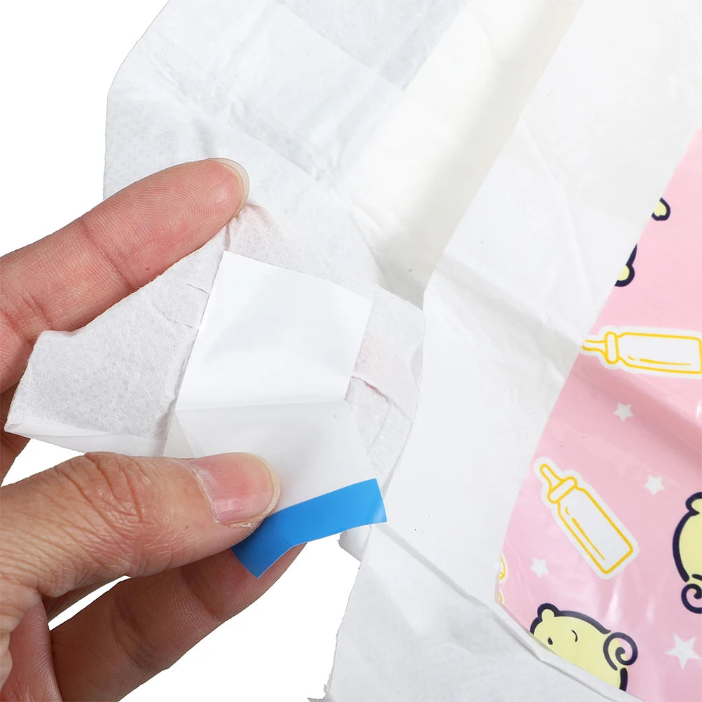 10pcs Diapers Baby Diaper Accessories Simulation Nappies Pretend Play Care Props Dress Diapers For For Baby Diaper
