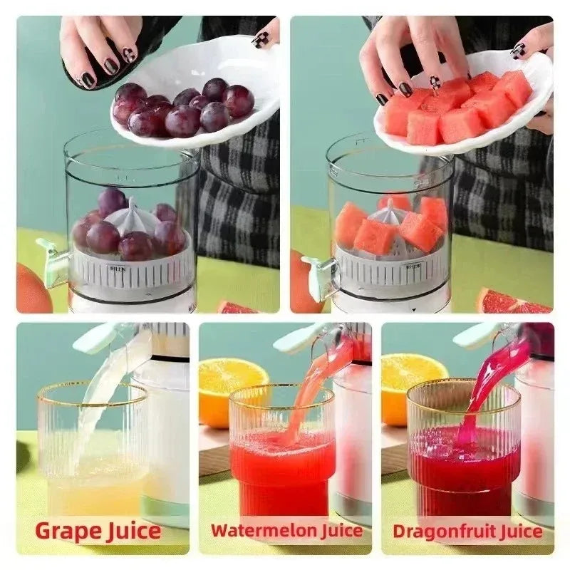Portable USB Charging Electric Juicer Orange Lemon Fruit Blender Mini Household Juice Squeezer Mixer Citrus Juicer for Travel