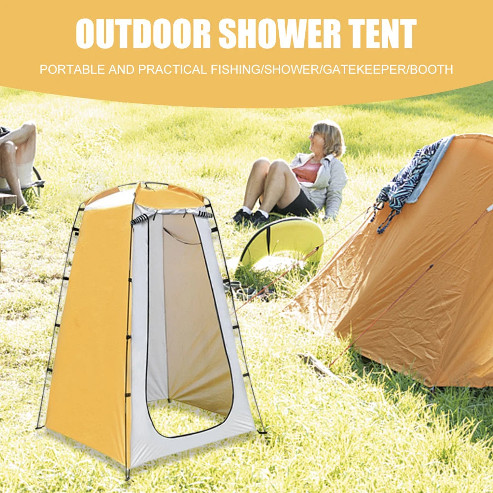 Outdoor Camping Shower Bath Tent Folding UV Protection Portable Privacy Tent