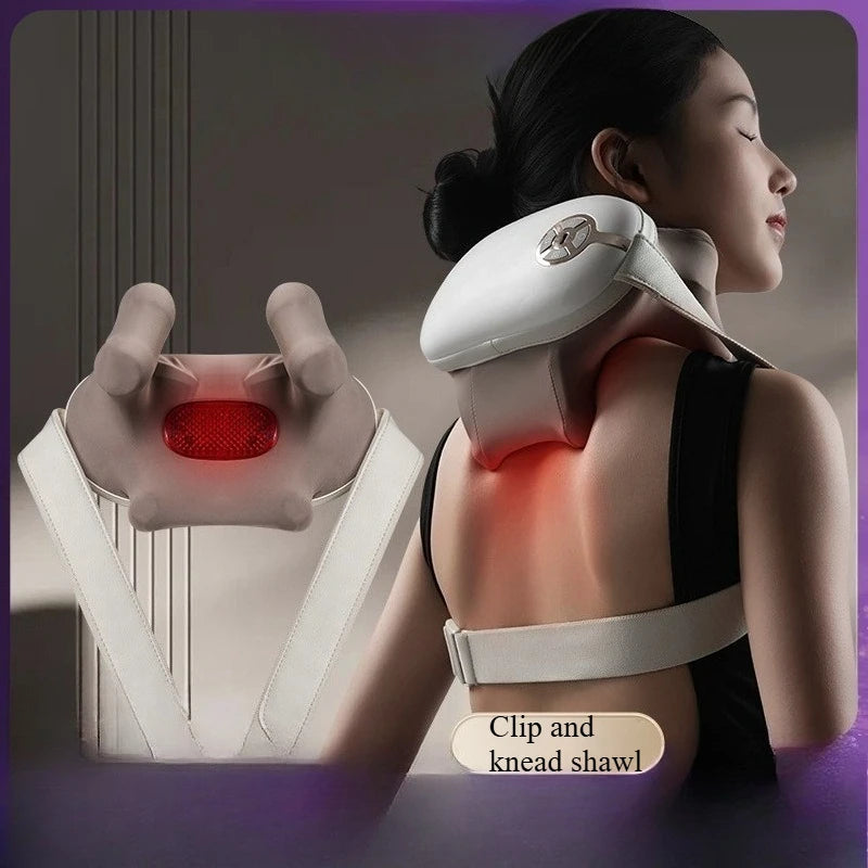 New Cervical Massager Back Waist trapezius Shoulder Neck Kneading Body Multifunctional Artifact Massager 2025