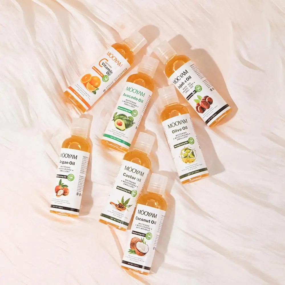 Face Body Coconut Argan Jojoba Castor Avocado Massage Oil Shrink Pore Firming Skin Face Oil Deep Relaxate Skincare Body Oil