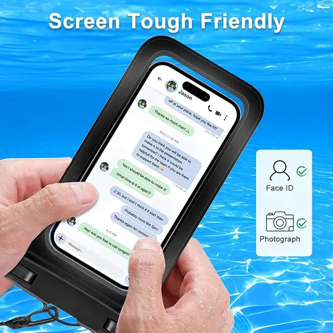 Airbag Waterproof Mobile Phone Bag Diving Protective Cover Waterproof Item Bag Anti-lost Bag for Beach Cruise Spring Water Park