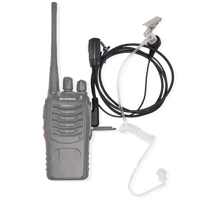 Headset Acoustic For QuanSheng UV5R Plus UV-K5 UV-K6 Baofeng Walkie Talkie UV5R UV-13 Pro UV17 Plus Air Tube Earpiece UV82 UV-21