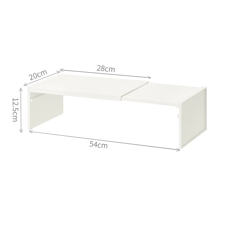 Retractable Kitchen Cupboard Organizer Wardrobe Makeup Cabinet Holder Space-Saving Closet Rack Kitchen Accessories Storage Rack