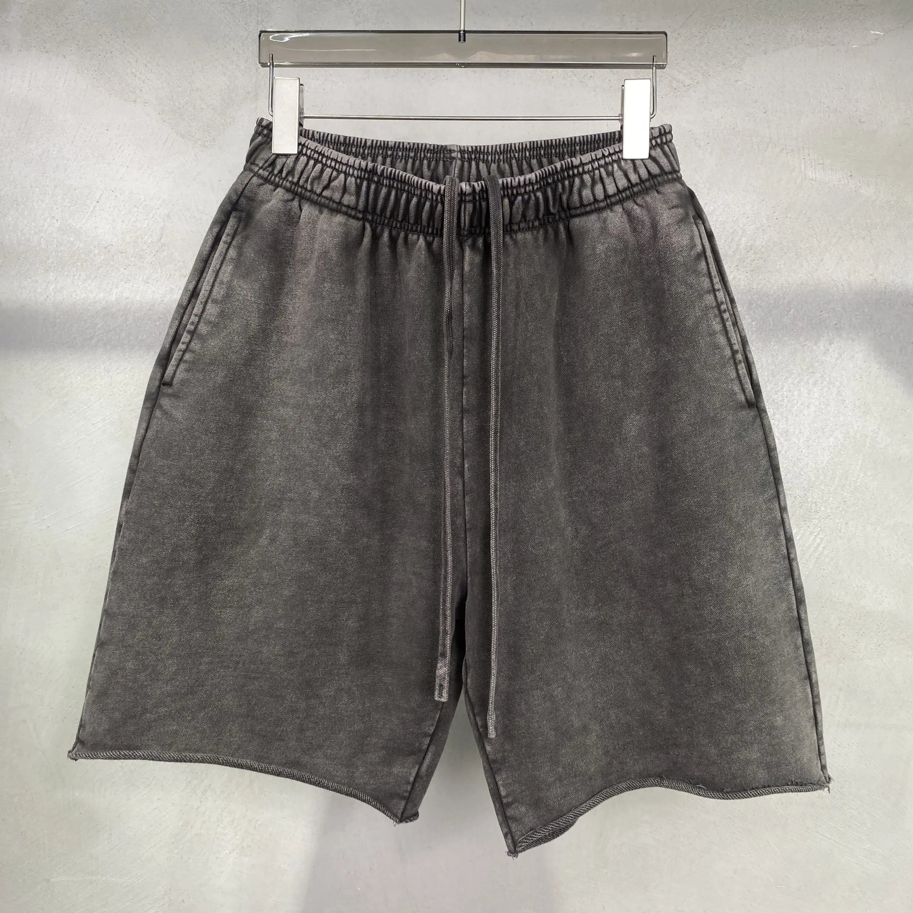 Vintage Washed Shorts For Men Casual Retro Women Baggy Pants Men's Clothing Summer Y2k Unisex Goth Streetwear Male Clothes