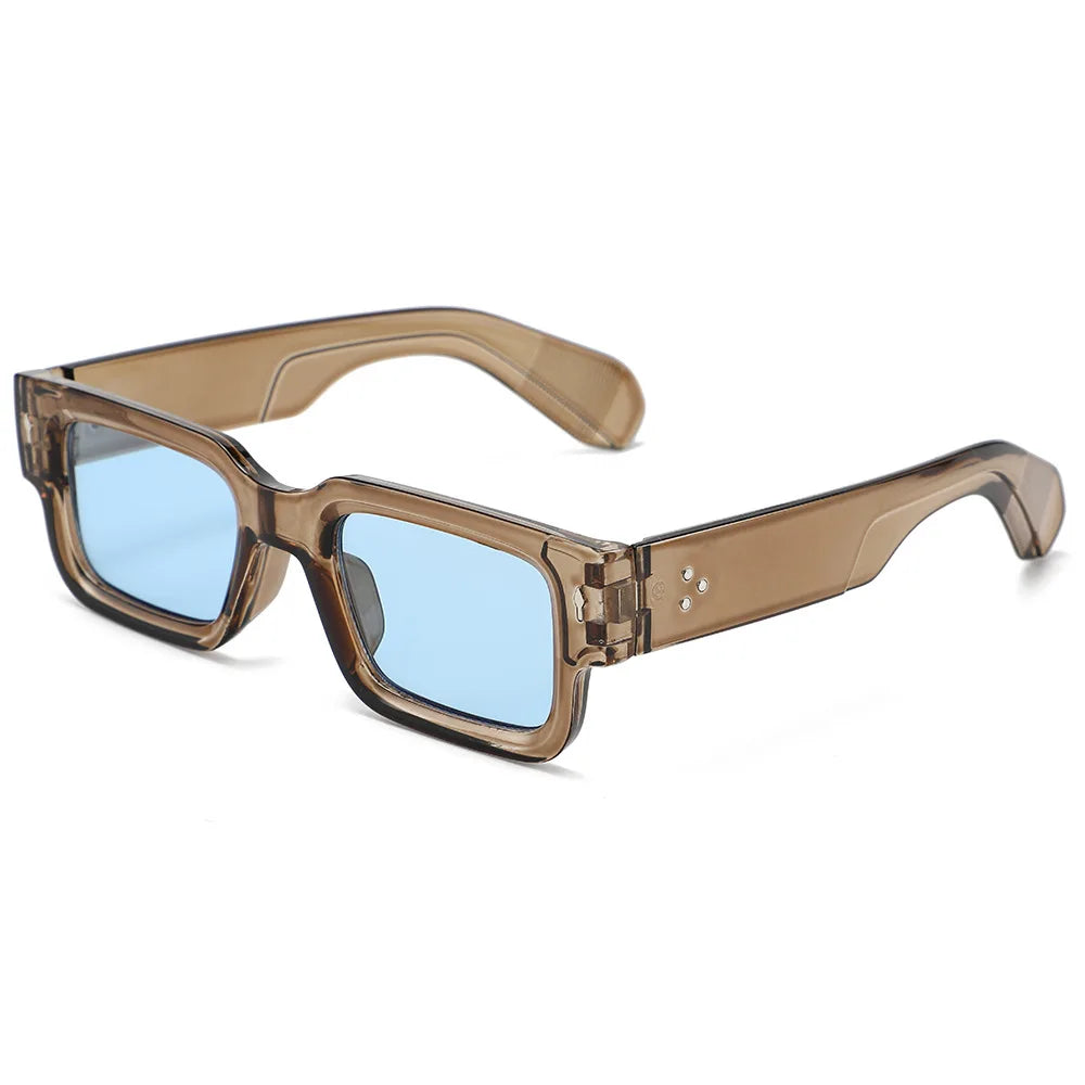 1PC Unisex Retro Square Sunglasses Classic UV Protection Plastic Frame Shades Outdoor Travel Driving Glasses UV400 Eyewear