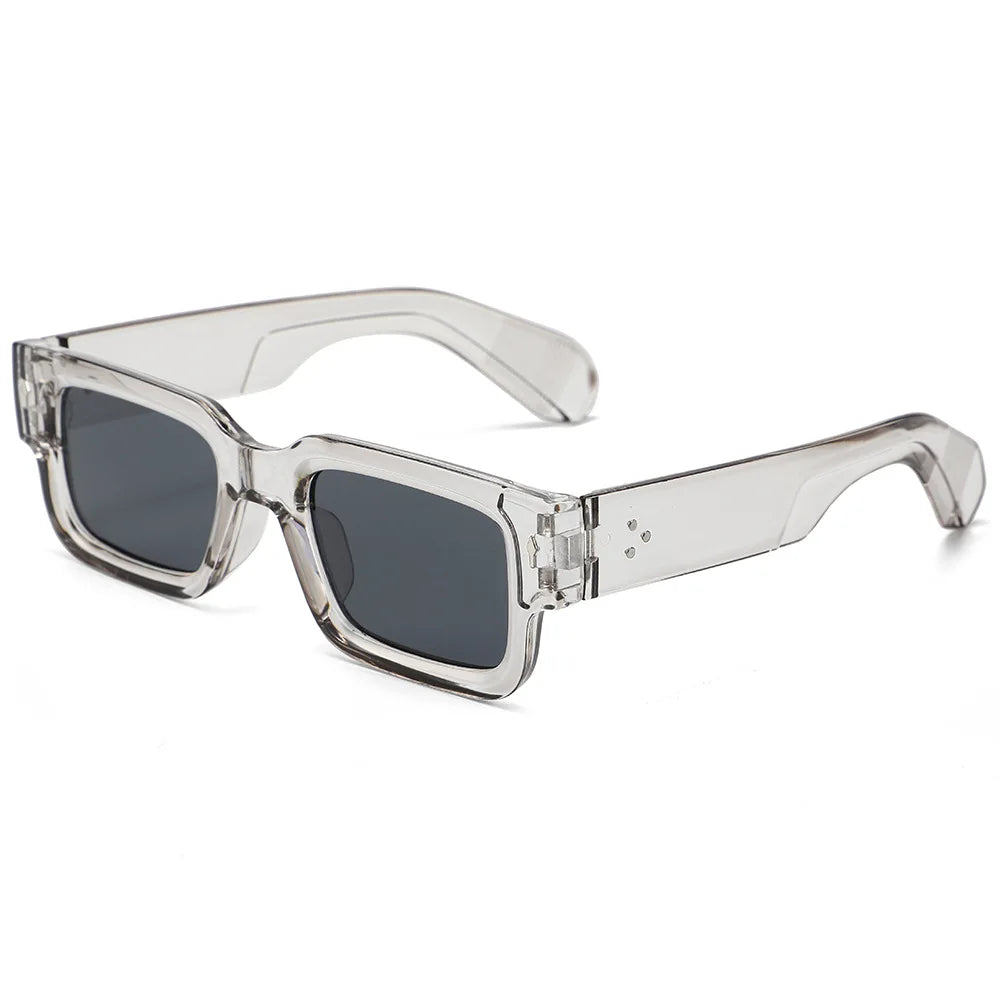 1PC Unisex Retro Square Sunglasses Classic UV Protection Plastic Frame Shades Outdoor Travel Driving Glasses UV400 Eyewear
