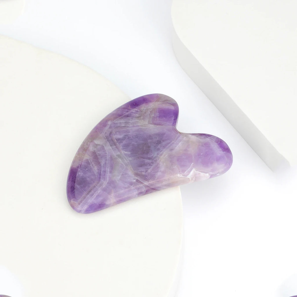 Guasha Massage Natural Stone Jade Scraper Facial Gua Sha SPA  Neck Massager for Face Lifting Wrinkle Remover Beauty Healty Tool
