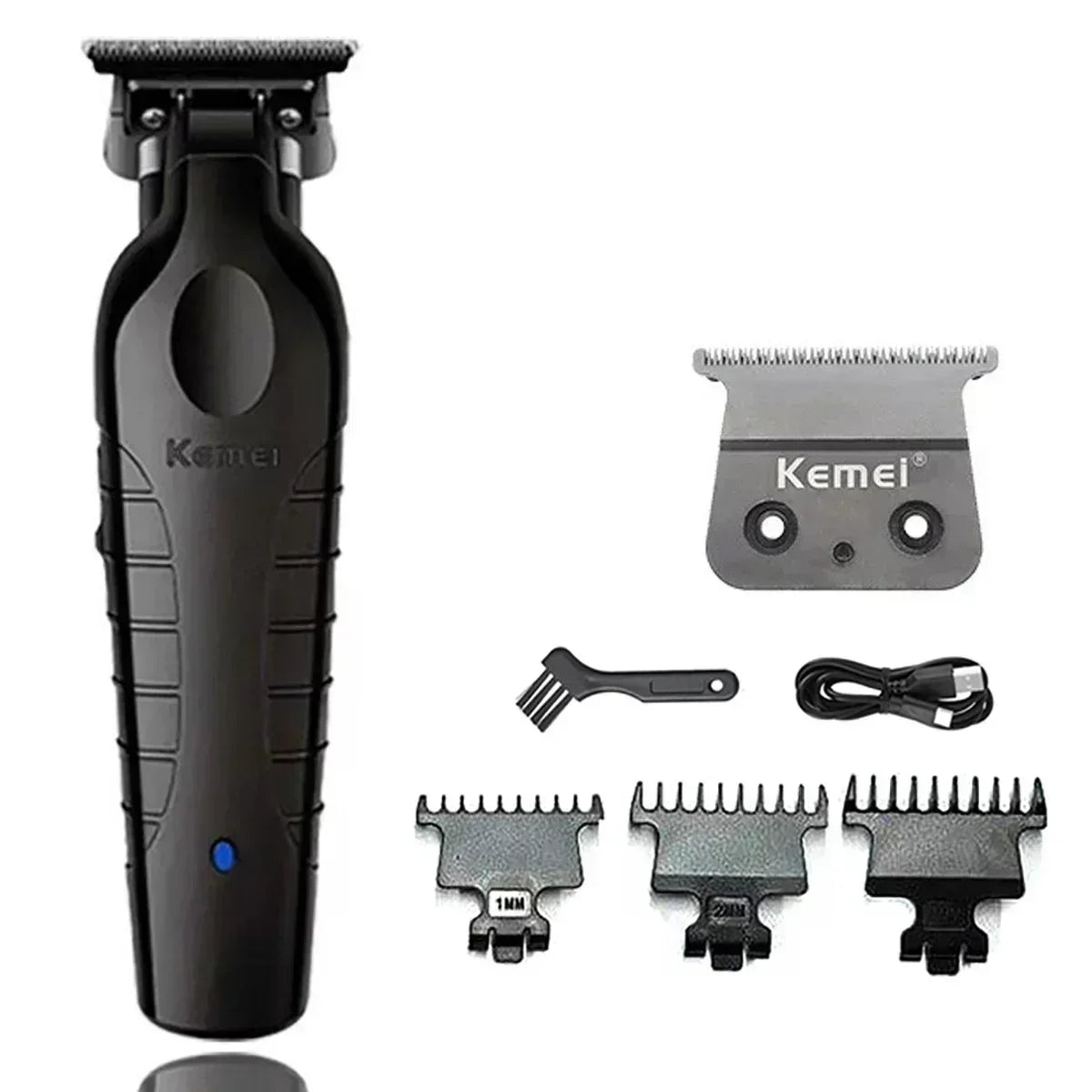 Kemei 11500RPM Rechargeable Hair Clippers Barber Cordless Hair Trimmer Shaver Men Hair Cutting Machine KM-2299 KM-90-4 KM-1102