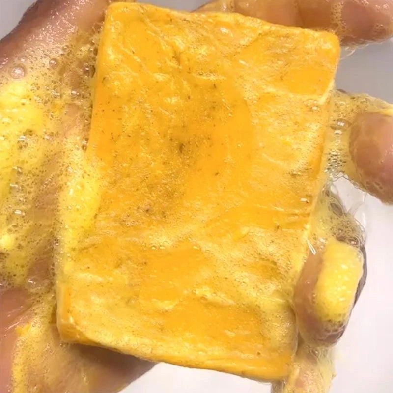 Turmeric Granular Soap Lemon Soap Kojic Acid Soap Ginger Bath Cleansing Soap Body Whitening Body Care Oil Removal Handmade Soap