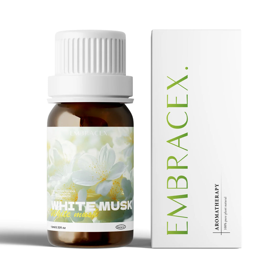 10ml White Musk Oil 100% Natural Essential Oils aromatherapy for Skin & Hair Body & Candle Making massage oil female perfume