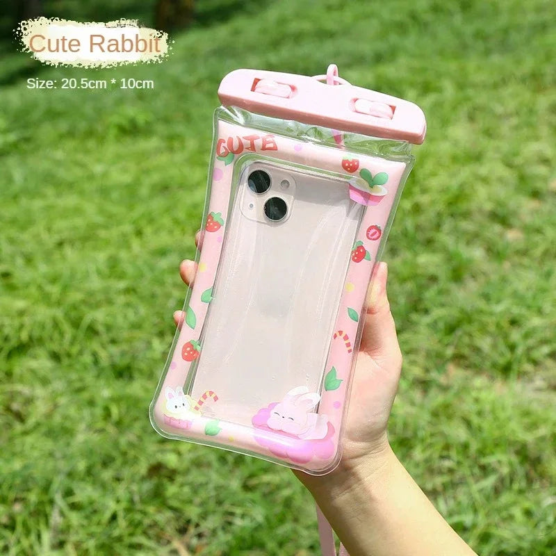 Universal Waterproof Phone Pouch with PVC Airbag Underwater - Touchscreen Case for Swim and Diving 도매 Льготы