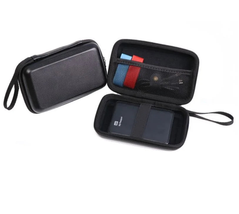 Hard Drive Case Tidy External Protective Storage Bag Electronics Gadget Cable Pouch Earphone SD Card,U Disk and Portable HDD SSD