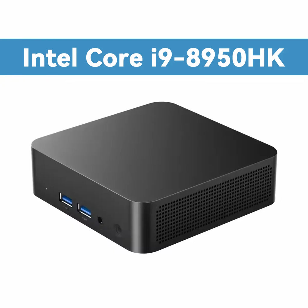 NEW Intel Core i9-8950HK Portable Mini PC Computer Windows 11 16GB 1/2TB SSD Gaming Computer WiFi 6 USB office Mini Desktop