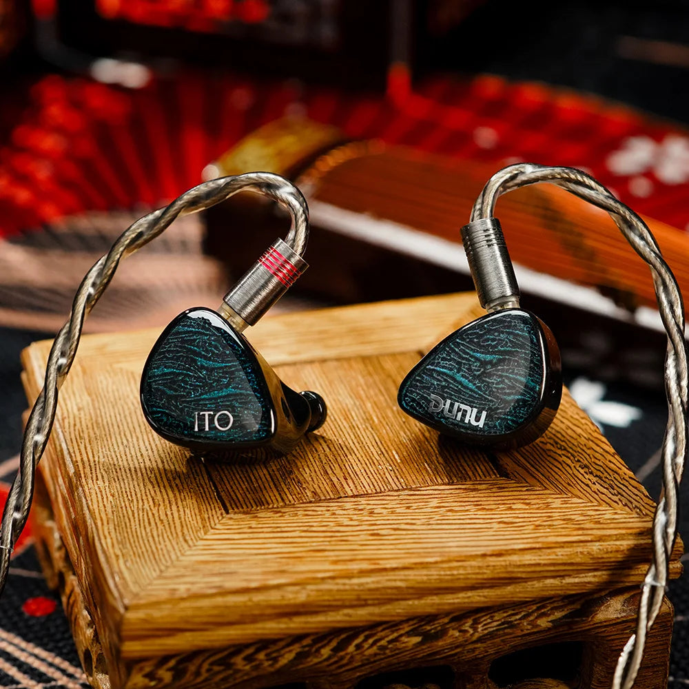DUNU x KOTO ITO In-ear Earphones 2DD+2BA Hybrid Drivers IEMs with 4-Core Single-Crystal Copper Q-Lock Interchangeable Plug Cable