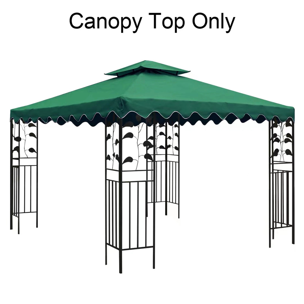 3*3m Gazebo tent top, outdoor UV protection sunscreen tent top, can be used for garden patio patio wedding outdoor events