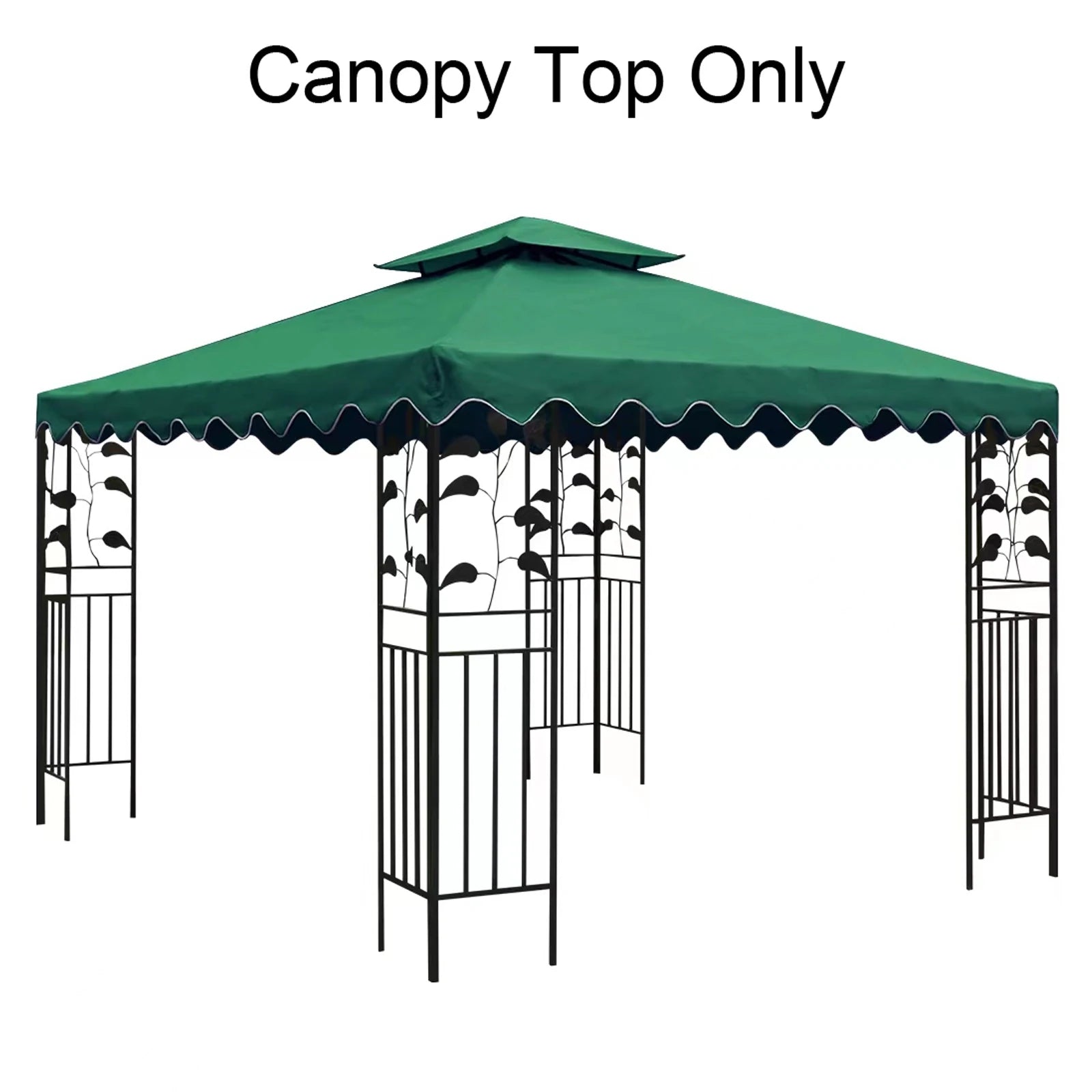 3*3m Gazebo tent top, outdoor UV protection sunscreen tent top, can be used for garden patio patio wedding outdoor events