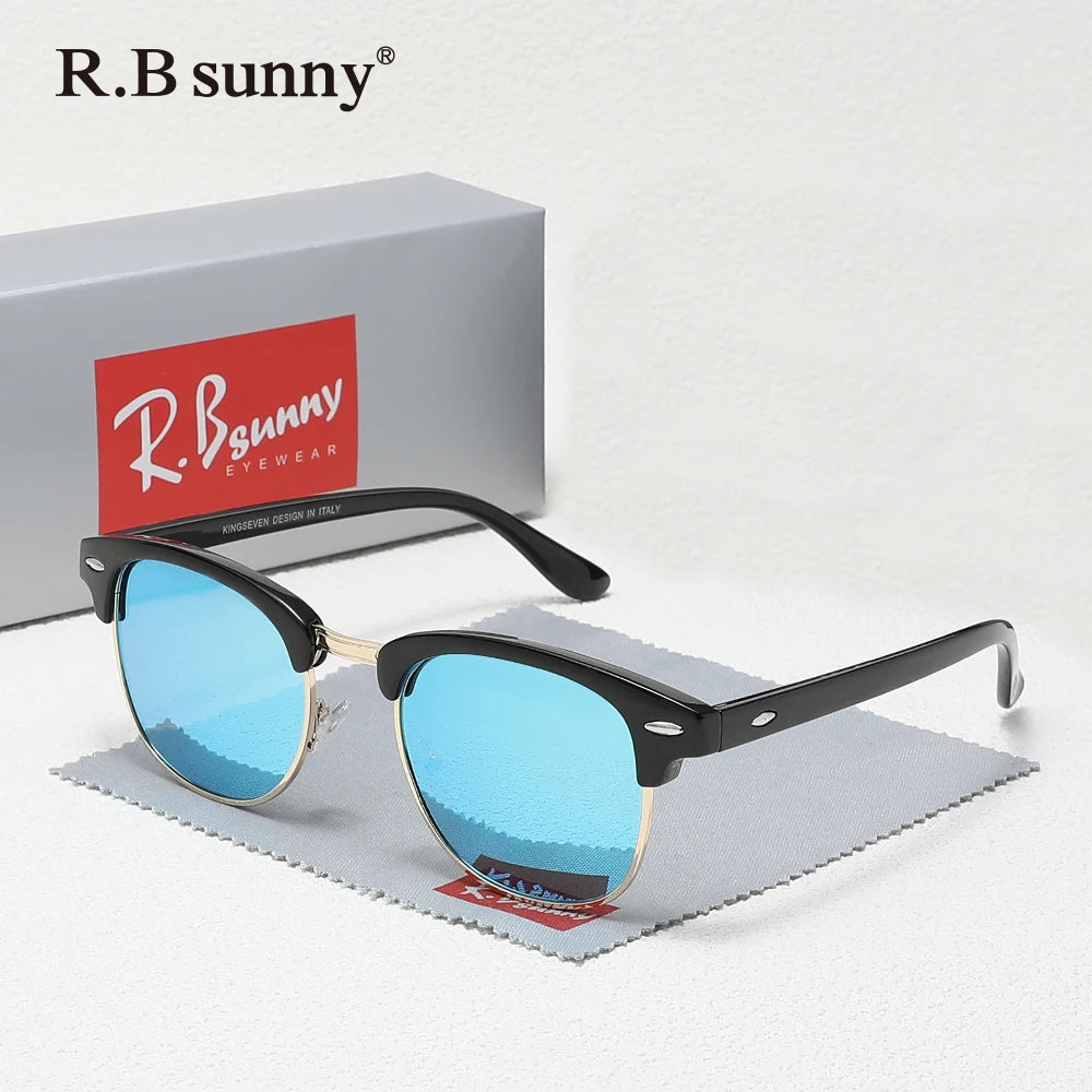 Classic Polarized Sunglasses Men Women Retro UV400 Glasses Male Popular Anti-glare Travel Driving Fashion Eyewear Frames