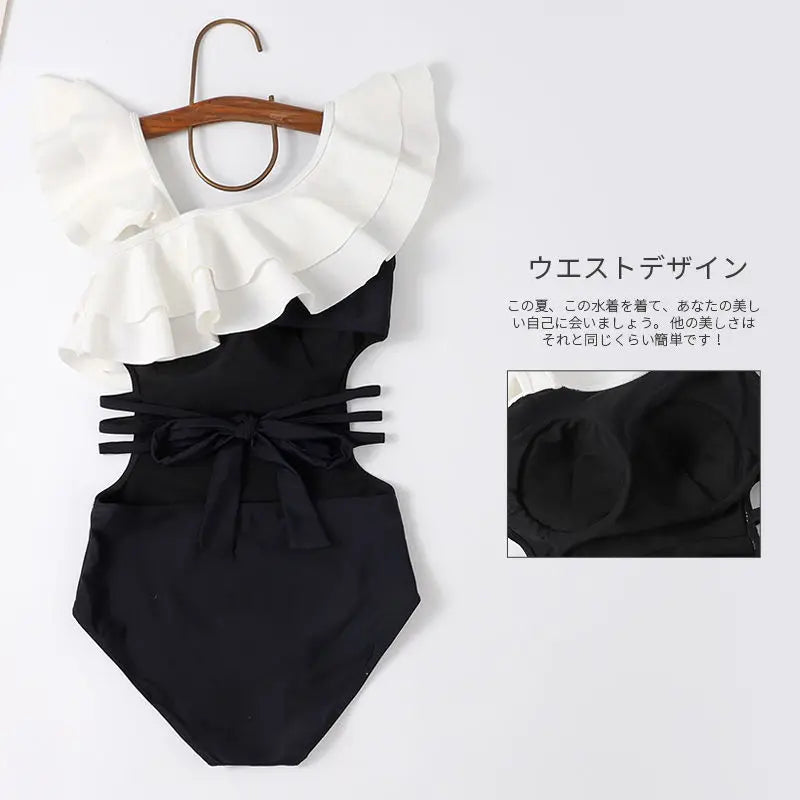 Bikini Sets Women Simple Fashion Backless Sexy Sleeveless Casual Vacation Summer Bathing College Girls Korean Style Swimsuit New