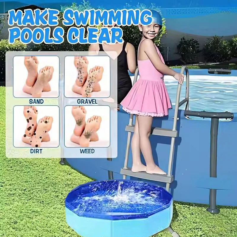 Foldable Pet Swimming Pool Pet Dogs Bathing Tub Pool Indoor Outdoor Kiddie Pool Portable Dog Pools for Pet Cleaning & Swimming