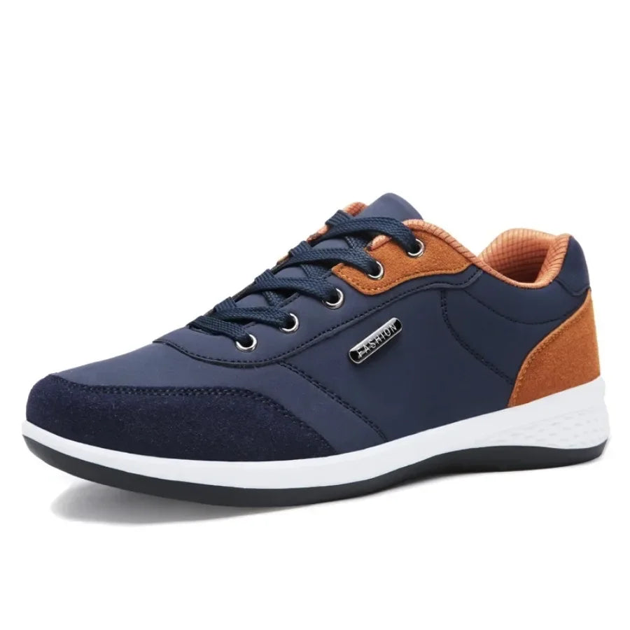 Men Shoes Sneakers PU Leather Trend Casual Shoes Breathable Leisure Male Sneakers Non-Slip Footwear Men Vulcanized  Zapatillas