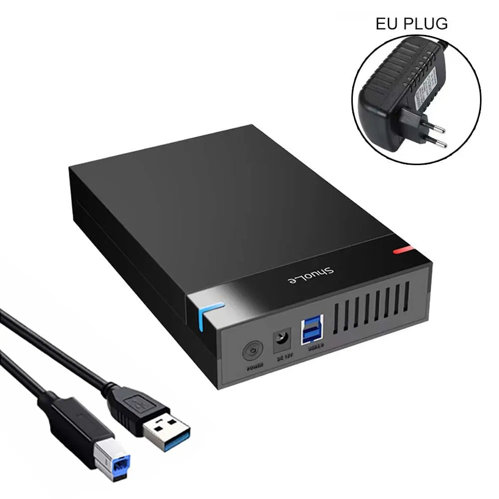 3.5/2.5 inch HDD Case SATA to USB 3.0 Hard Disk Adapter External Hard Drive Disk Enclosure For PC Laptop 5Gbps 10TB HDD Box Case