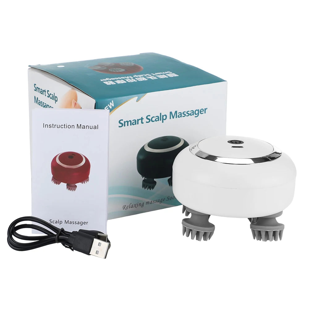 Electric Cat Massager Body Massager Health Care Relax Shoulder Neck Deep Tissue Head Scalp Massage Kneading Vibrating Device