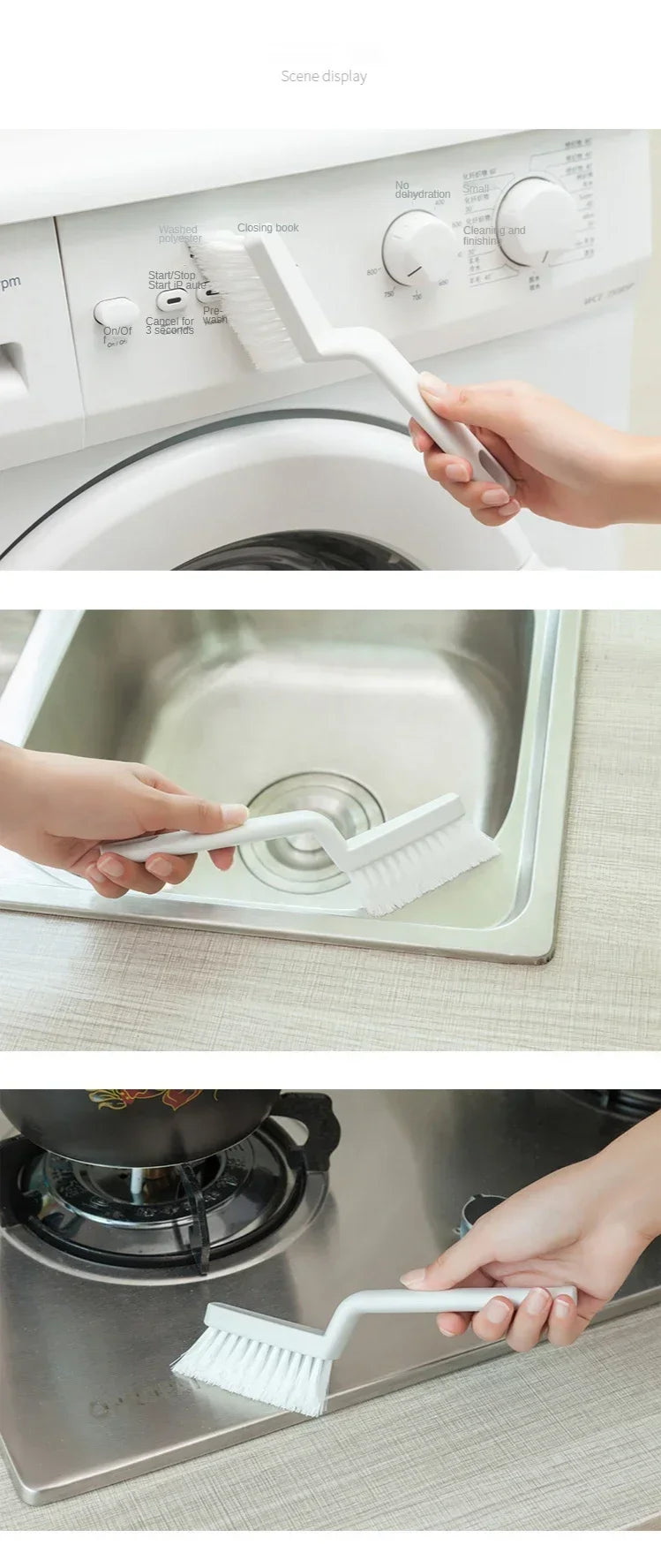 Multipurpose Cleaning Brush Tile Floor Gap Eaning Supplies Window Groove Car Cleaning Tools Bathroom Kitchen cleaning supplies
