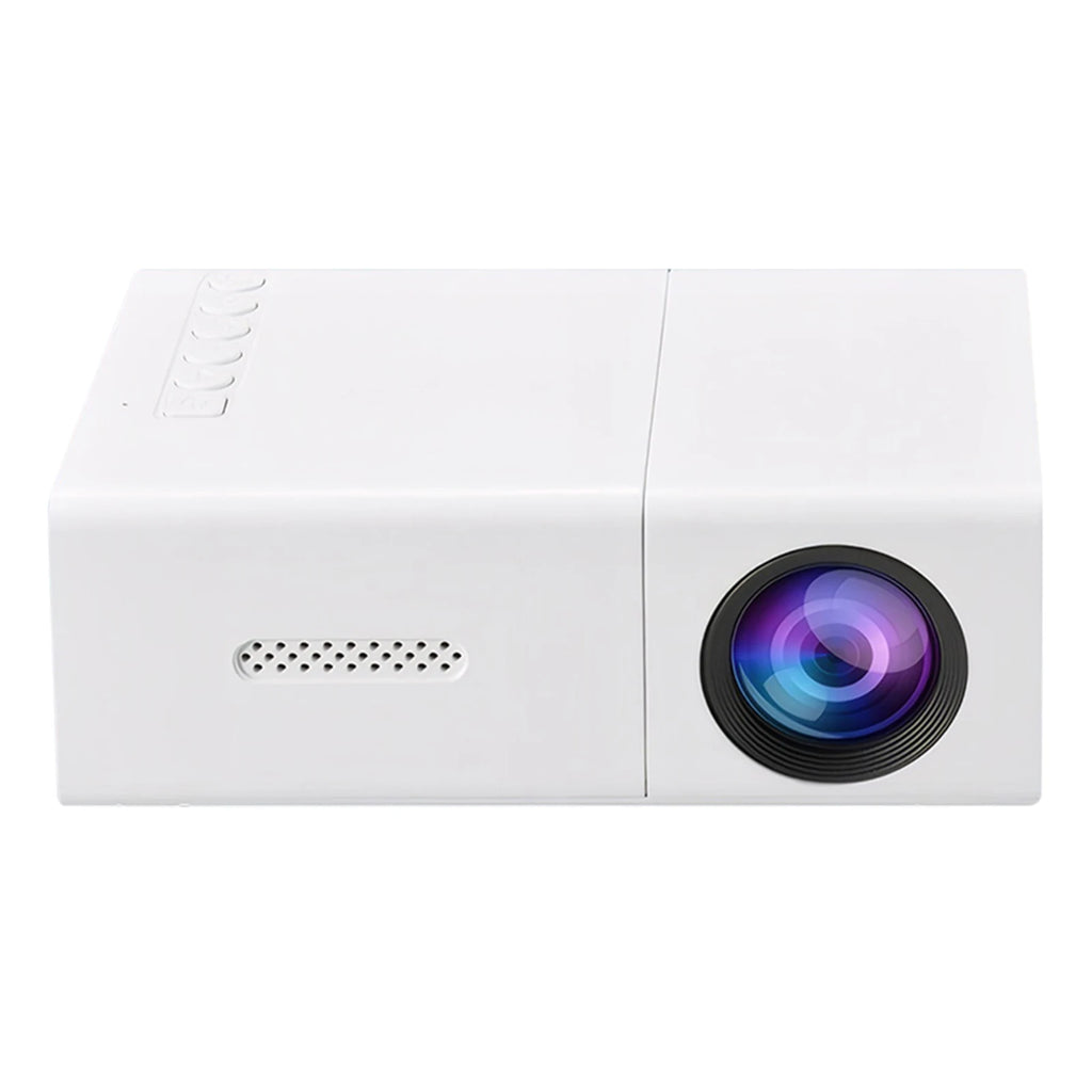 1080P LED Mini Projector with Remote Control 4K HD Video Projector Smart Mobile Projection Tool for Outdoor Camping Movies