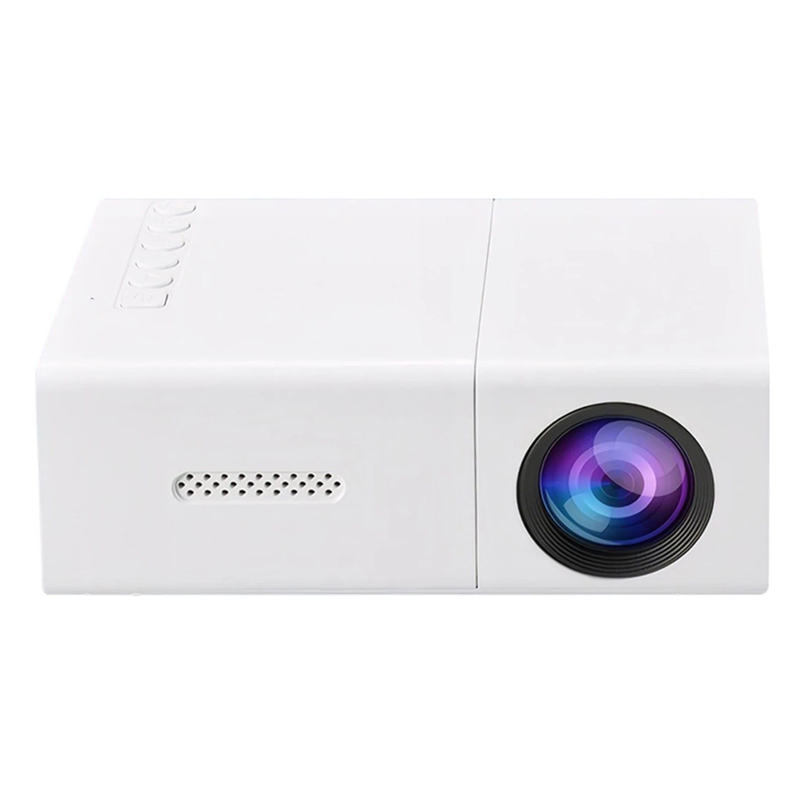 1080P LED Mini Projector with Remote Control 4K HD Video Projector Smart Mobile Projection Tool for Outdoor Camping Movies