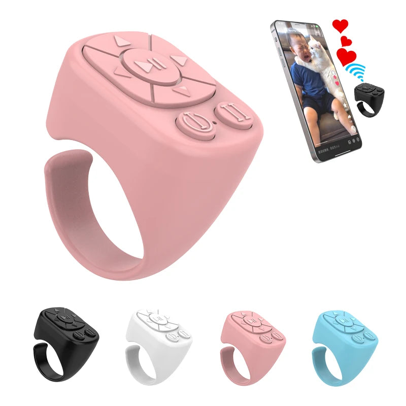 TikTok Remote Control Ring - Hands-Free Scrolling for iPhone & Android