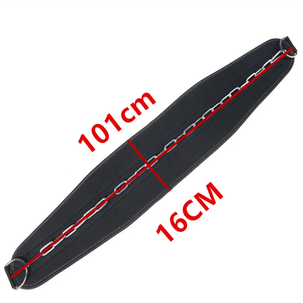Pull up - Upper body strength weight-bearing belt, commercial bodybuilding room, sports barbell plate belt, fitness equipment