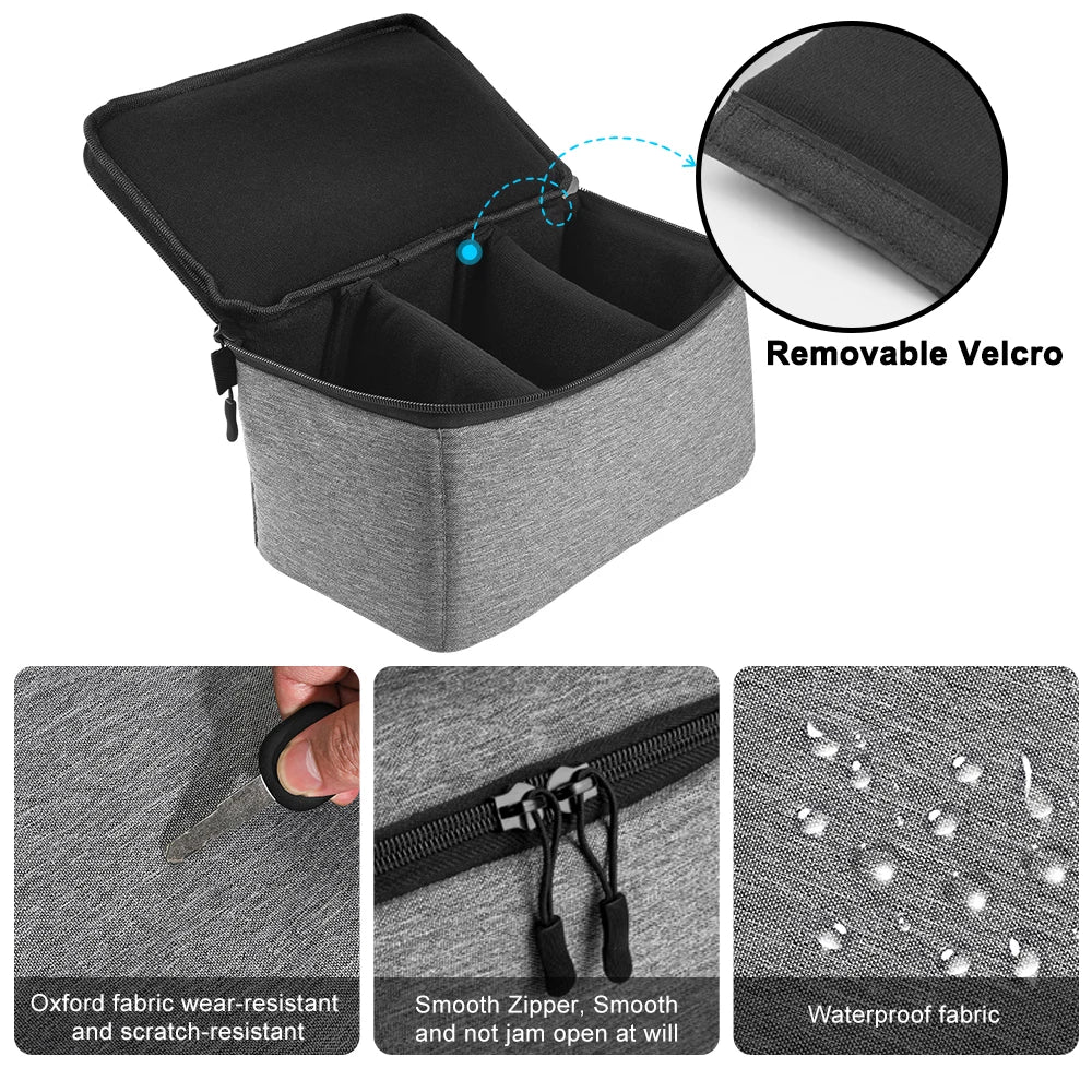 PROGAGA Mini Projector Carrying Bag Portable Carry Case Travel Bag For HY300 Pro HY300W HY320  Mini PG370 TD80W Mini Projector