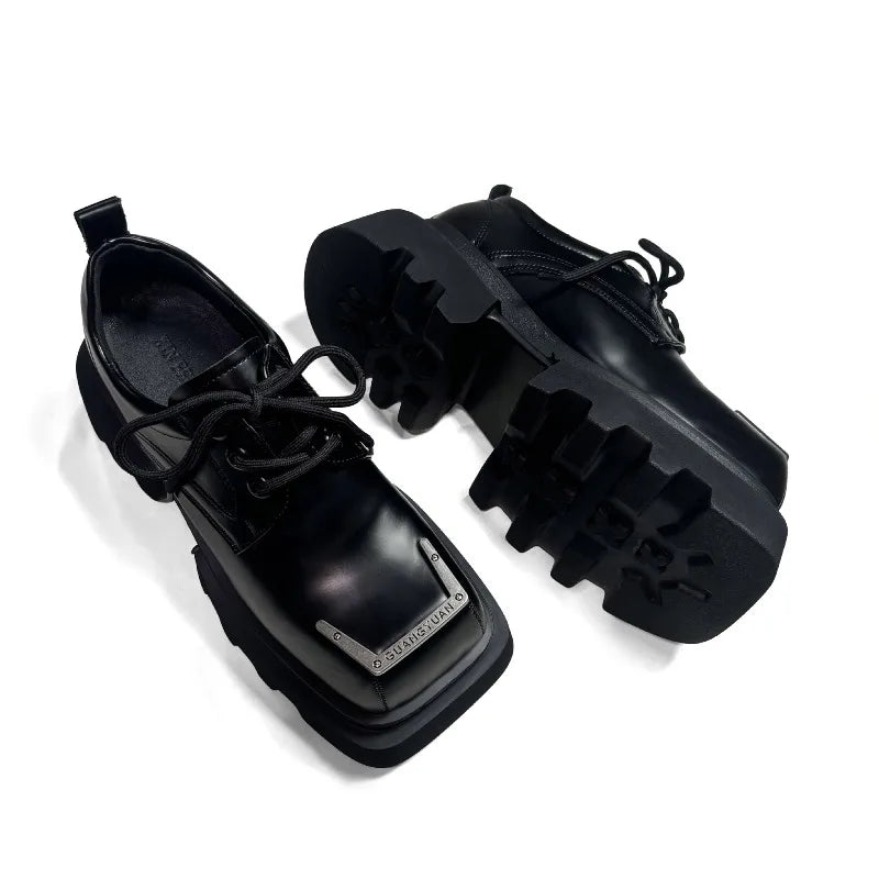 Luxury Brand Men's Shoes Fashion Woman Shoes Couple Style Sneakers Women 2026 Autumn Comfortable Non-slip Leather Shoes Zapatos