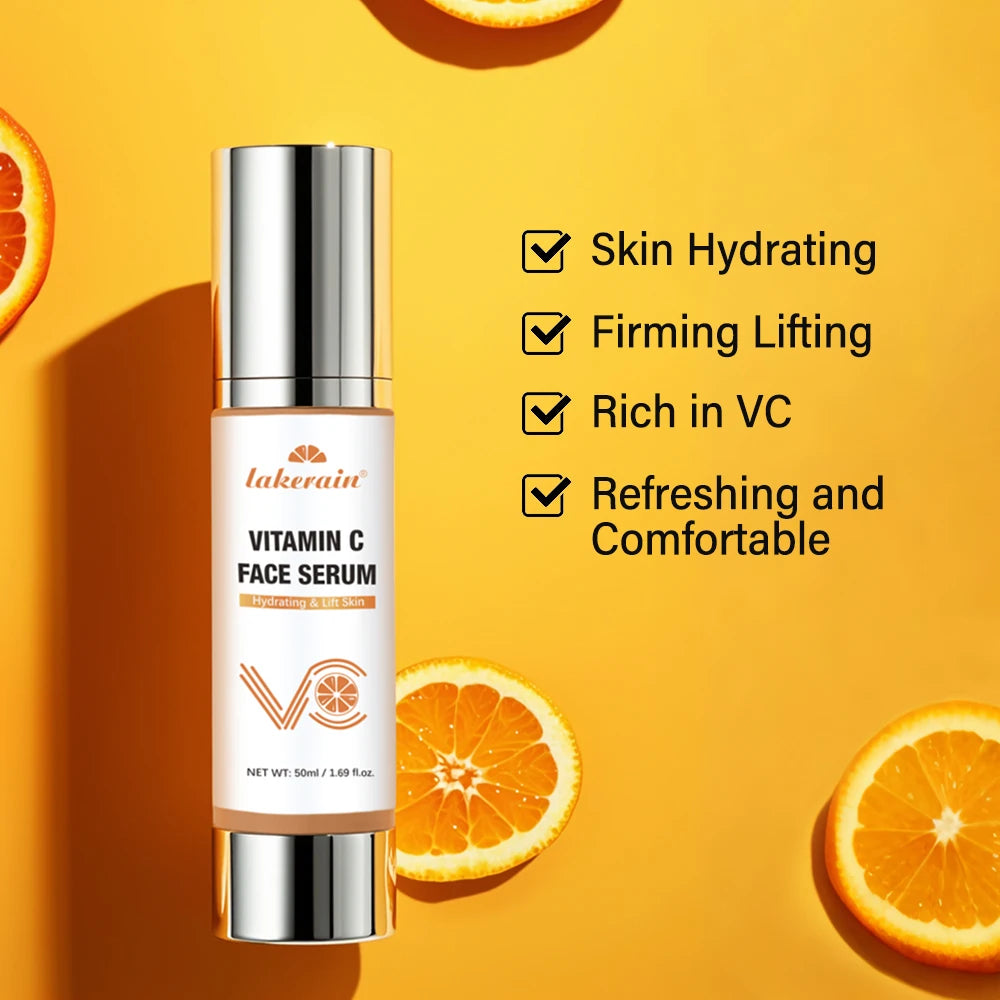 Super Vitamin C Serum for Face Dark Spot Remover for Face Skin Care Hyaluronic Acid Serum Targets Age Spots Hydrates and Wrinkle