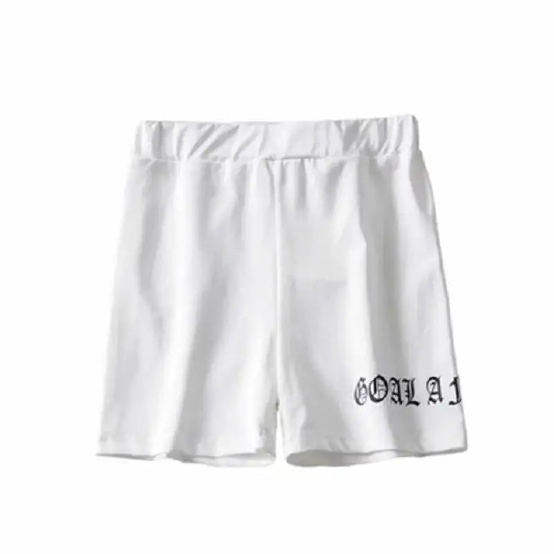 Women Black High Stretch Printed 5 Inch Slim Tight Shorts Dance Sports Riding Anti Chafing Leggings