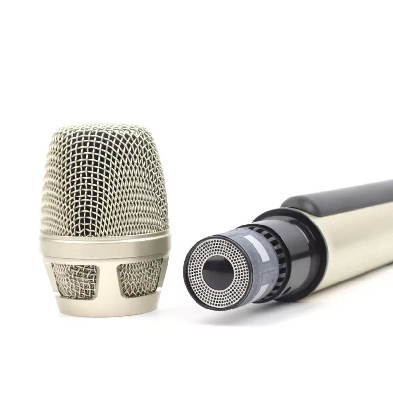 Universal Wireless Handheld Microphone UHF Intelligent Dynamic Mic LED Display For Conference Live Performance