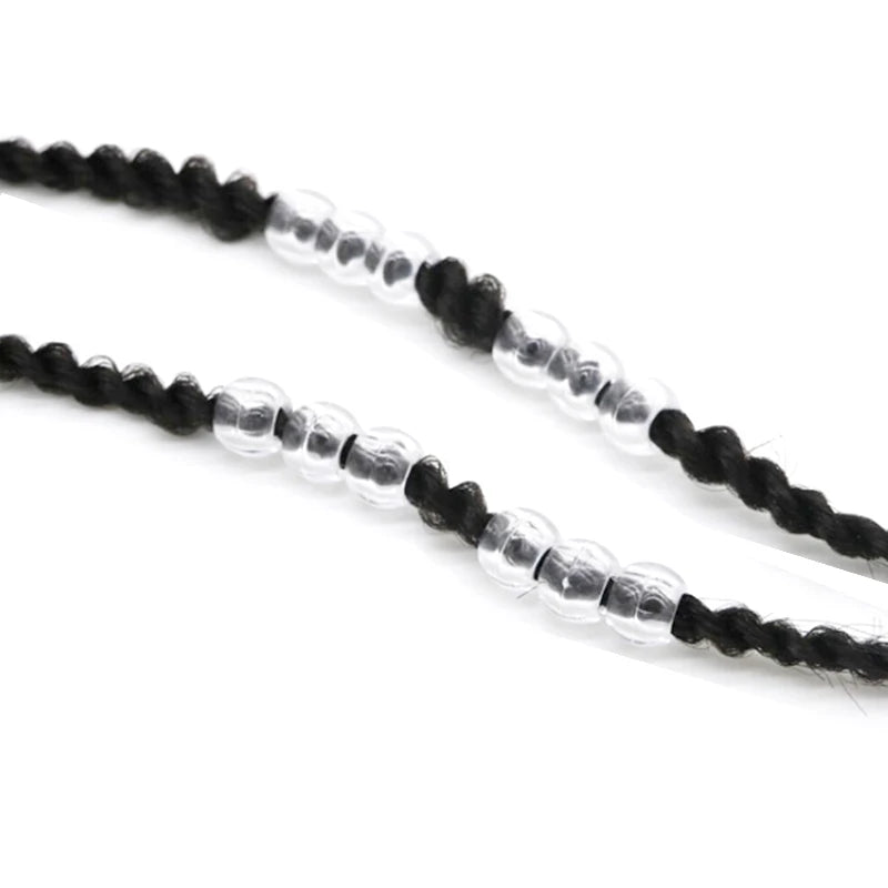 100pcs/lot Dreadlocks Hair Ring Hair Braid Beads Lucency Colourful Hair Braid Dread Dreadlock Beads Cuffs Clips Approx 6mm Hole
