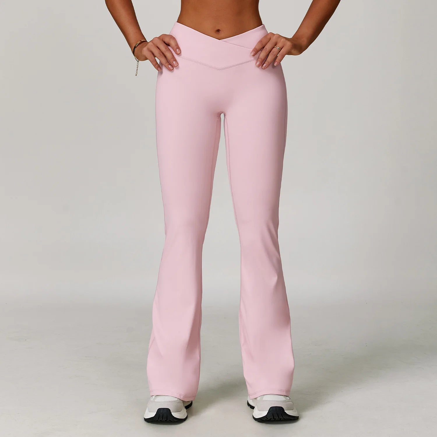 Wide Leg Pants Women Yoga Leggings Women Fitness Leggings Running Pant Sports Leggings High Waist Workout Tight Gym Bell-bottoms