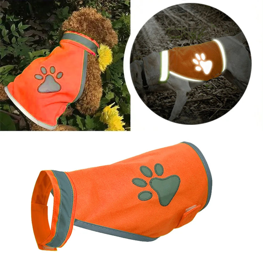 Reflective Dog Vest Clothes Breathable Pet Puppy Dog Safety Outdoor Walking Running Vests For Small Medium Large Dogs Chihuahua